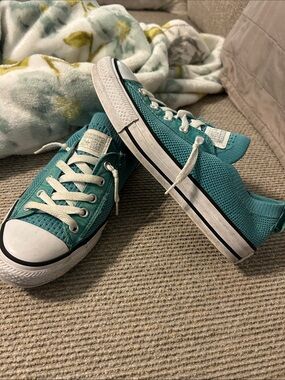 Converse Kids Teal Low-Top Sneakers